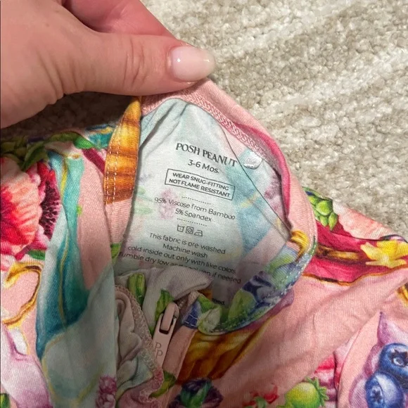 Posh Peanut Colorful Floral Footie Bundle - Picture 2 of 3
